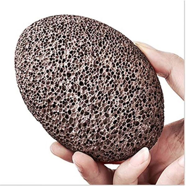 Strumento Strumento di callo in pietra di Pumice Natural Lava Pumice per i tacchi dei piedi e Palm Clean Scruber Hard Skin Callus Remover Scrub Pumice Tool