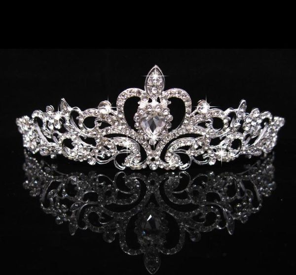 10 PCs muito novo casamento de noiva Crystal Rhinestone Hair Band Band Princess Crown Combine