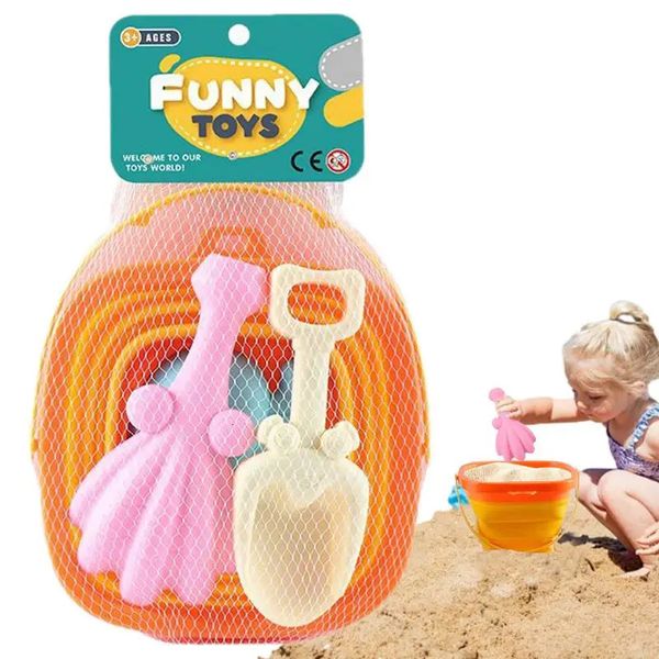 Sandbucket Beach Shovel Toys for Kids Summer Outdoor Toys Portable Beach Games Beach Water Games Childrens Toys Summer Fun 240424