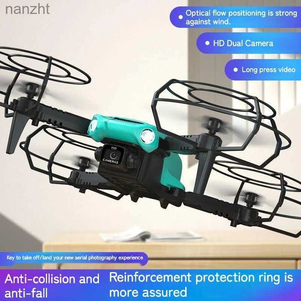 Droni 360 Rolling Remote Control Aircraft Mini pieghevole Drone doppia lente Fotografia aerea ad alta definizione Fotografia a quattro coltelli Regali giocattoli aeronautica WX