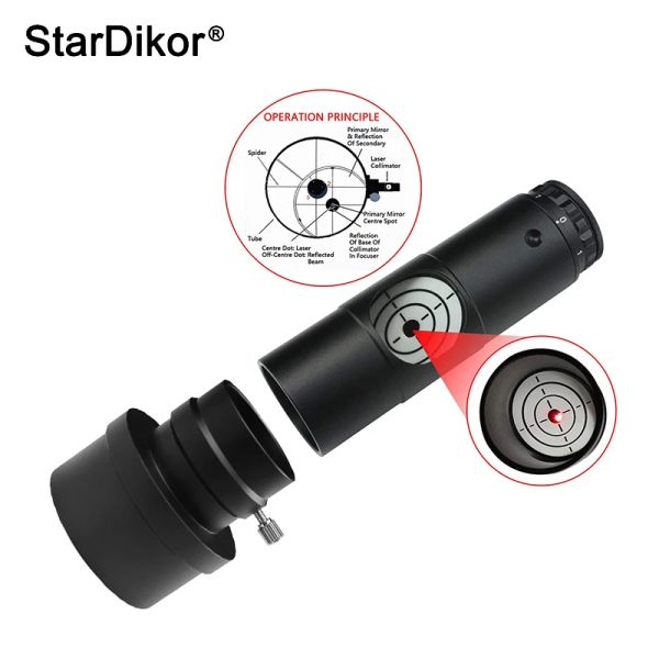 Optics Stardikor 1,25 -Zoll -Laser -Kollimator mit 2 