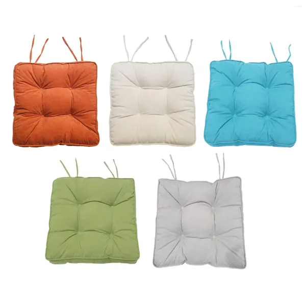 Travesseiros quadrados de cadeira macia s para jogos de jantar ioga de quarto