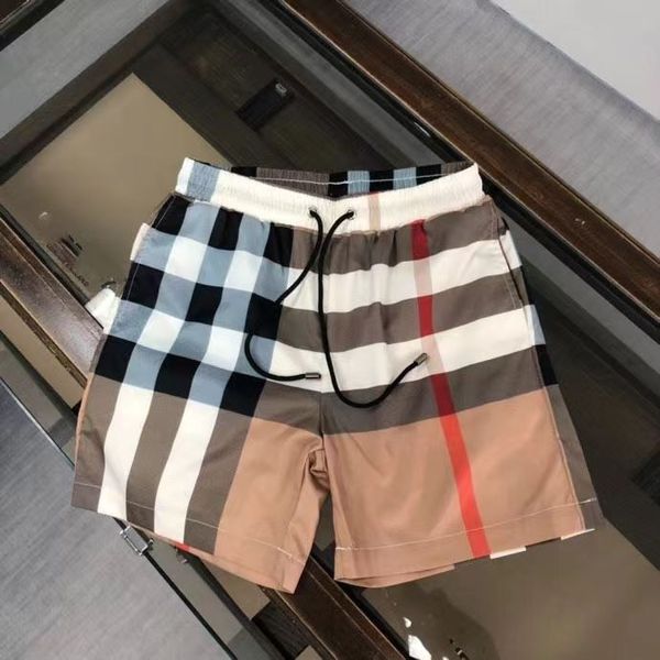 2024 European Station Trendy Brand Coppia estivo Elastico Shorts Casual Beach Shorts Full Stripe Stampa unisex