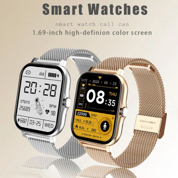 Relógios Y13 Smart Watch Step multifuncional Contando tela de toque completa Casual BT Calling Sports Fitness Smart Watch para iOS