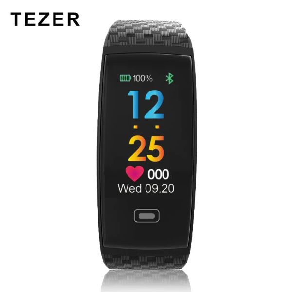 Braccialetti tezer originale al 100% smart banda pressione sanguigna monitor tracker fitness band mi con uomini donne ios android