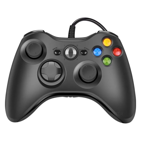 Topi Wired USB Game Controller per Xbox360 Console Joypad per Win 7/8/10 PC Joystick Controle Mando Gamepad per Accessori Xbox 360