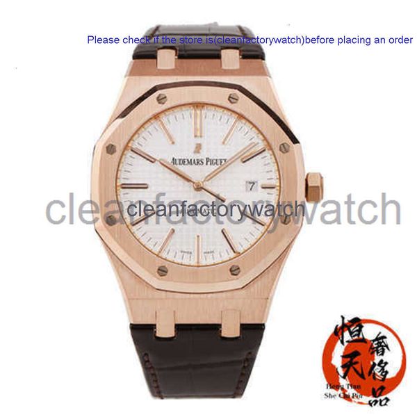 Audemar Watch Apwatch Audemar Pigeut Piquet Luxury Designer Watches APSF Royals Oaks Wrist Owatch Series 18K Rose Gold Orologio da uomo meccanico automatico 15400or Pigeu