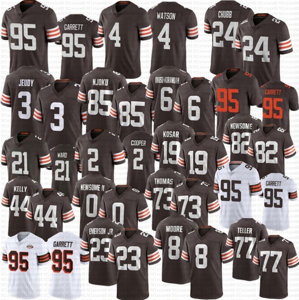 2024 Nick Chubb Denzel Ward Football Trikot Deshaun Watson Cooper Myles Garrett Njoku Owusu-Koramoah Jerry Jeudy Ford Ricci Bush Hicks Bernie Kosar Moore Joe Thomas