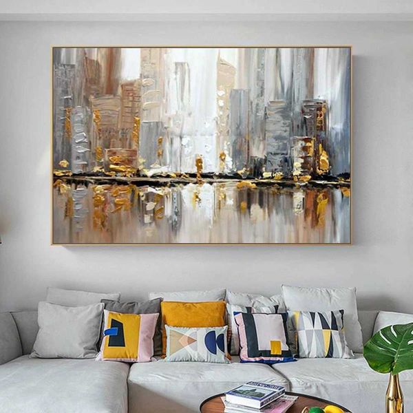 Rs Modern Abstract Aesthetics Wall Art Block Texture HD Oil on Canvas Posters and Prints Home Bedroom Room Decoração Presentes J240505