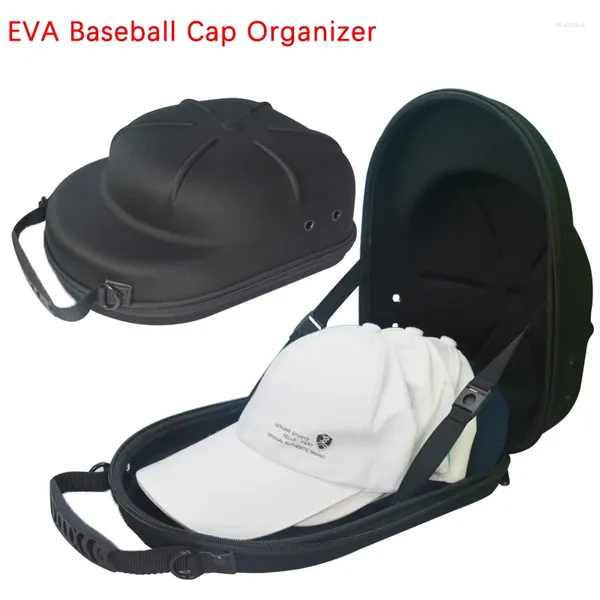 Stume da stoccaggio Unisex Baseball Cappello da viaggio Cap Cap Case Sport Eva Carrier Box Display Eva