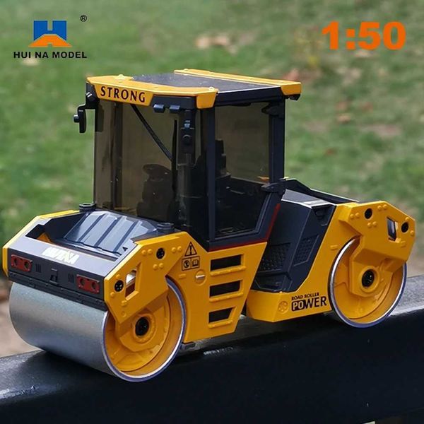 Diecast Model Arabalar Huina 1/50 Diecast İnşaat Alaşım Araç Modeli Çift Presleme Tekerlek Simülasyon Mühendislik Araçları Arabalar Model Çocuk Oyuncakları T240506