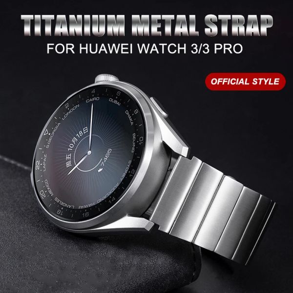 Slifors Cinghia legale in lega di titanio per Huawei Ultimate GT2 3 Pro 46mm cinghia Sport Bracciale per Samsung Gear S3 Loop per Amazfit GTR 47