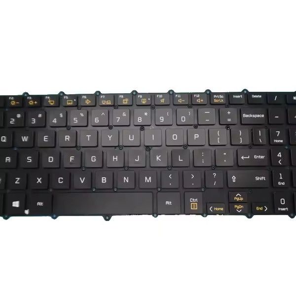 Teclado de laptop para LG 17Z95N 17Z95N-G.AAS9U1 17Z95N-G.AA78B Inglês US Black No Frame com retroiluminação