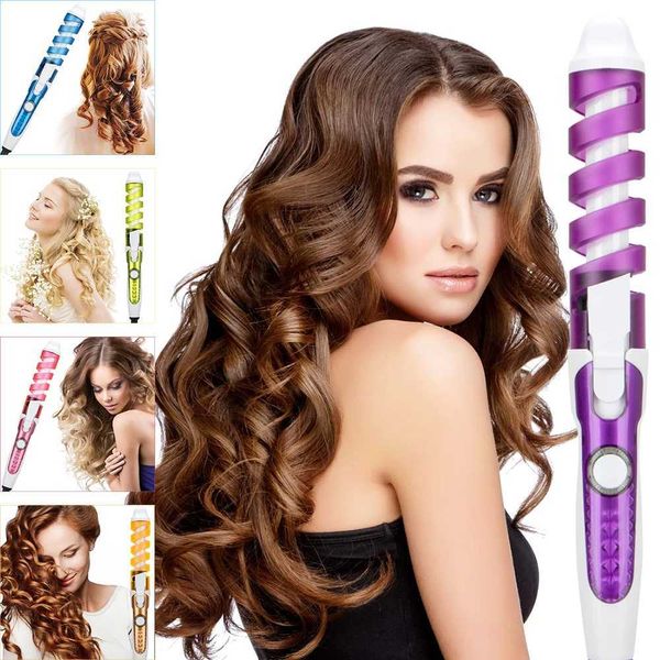 Bigottani per capelli piacenti professionali raddrizzanti elettrici arricciacai da ferro bigocciale per capelli 2 in 1 piastra per capelli ferri piatti strumenti di styling ceramico y240504