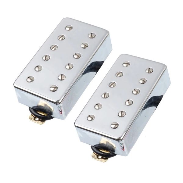 Novo picape Humbucker de 1/2pcsdouble bobina de 12 buracos para o cromo de guitarra elétrica LP