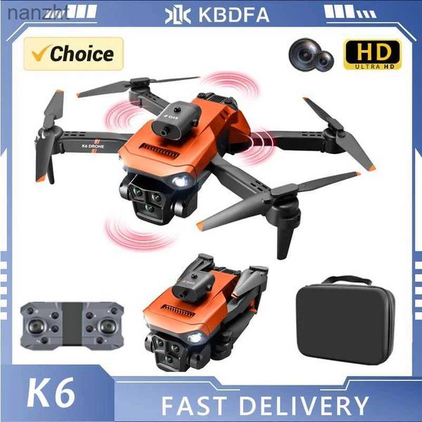 Дроны KBDFA New K6 Drone 1080p Triple Camera HD Профессиональная воздушная машина.