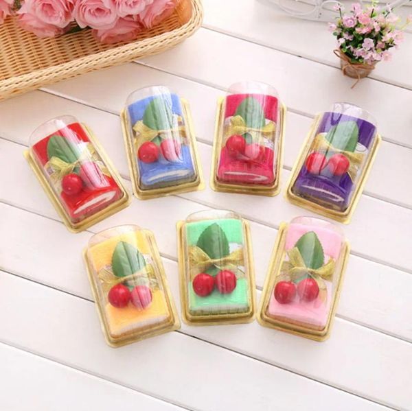 Handtuch 10 Sets/Los Waschen Kirschkuchen Sandwich Schweizer Rollform Hand Waschlappen Hochzeitsfeier Geschenke Geburtstagsgeschenk 4.5 2 Revi