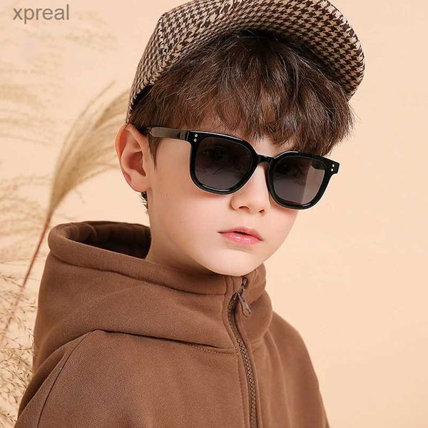 Occhiali da sole 2023 nuovi occhiali da sole per bambini moda colorati occhiali da sole unisex unisex retrò occhiali quadrati per ragazzi e ragazze uv400 gafas de sol