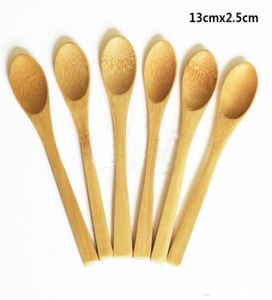 8 Größe kleiner Bambuslöffel Natural Eeofrifrifly Mini Honey Löffel Küche Mini Kaffee Teelöffel Kinder Eis SCOOP 916CM4534047