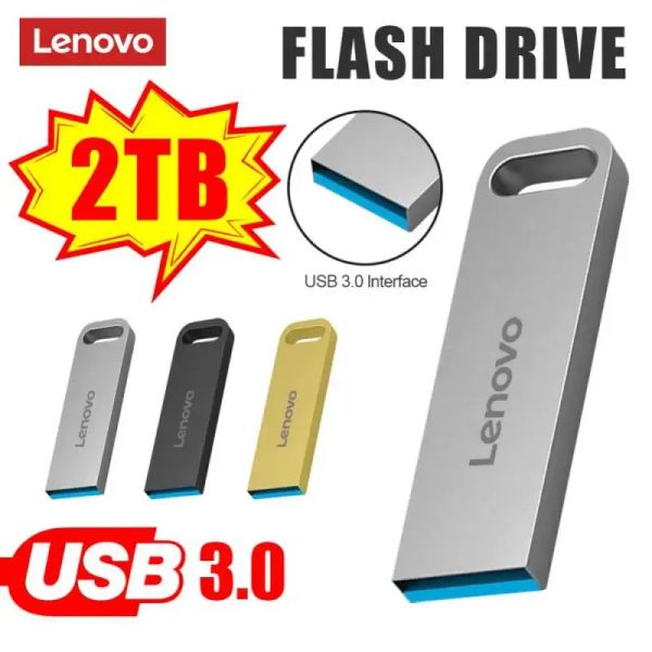 Адаптер Lenovo USB Flash Drive Interface 2 в 1 USB3.0 Pen Drive 1TB 2TB Typec Pendrive USB Disk для Android/iPhone