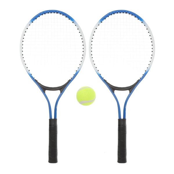 1 Set Mini Alloy Tennis Schläger ParentChild Sportsspiel Spielzeug spielen Spielzeugvorräte für Kinder Teenager 240419