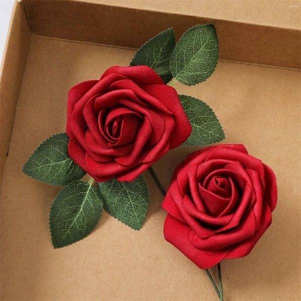 Декоративные цветы подсолнечные штоки гирлянда букеты свадебные искусственные детские набор для Diy 50 Home с 15 украшениями душевые розы