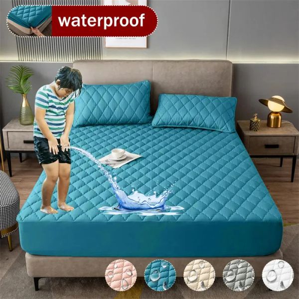 Biancheria da letto per materasso impermeabile imbottitura ispessita comoda copertura in tessuto comoda letto letto lenzuolo fogli da letto per la casa