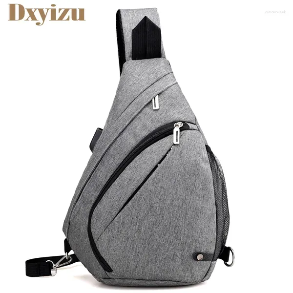 Bolsas de cintura Moda de moda masculina Viagem casual de grande capacidade Pacote de crossbody pacote adolescente laptop massageiro azul preto cinza