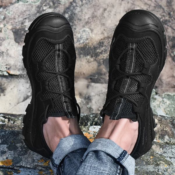 Sandalet Açık Sandalet Taktik Ayakkabı Ete Erkek Çalışma Hombre Heren Zomerschoenen Düşük Para Kırmızı Zapatillas Koşu Sandles Canvas 2021