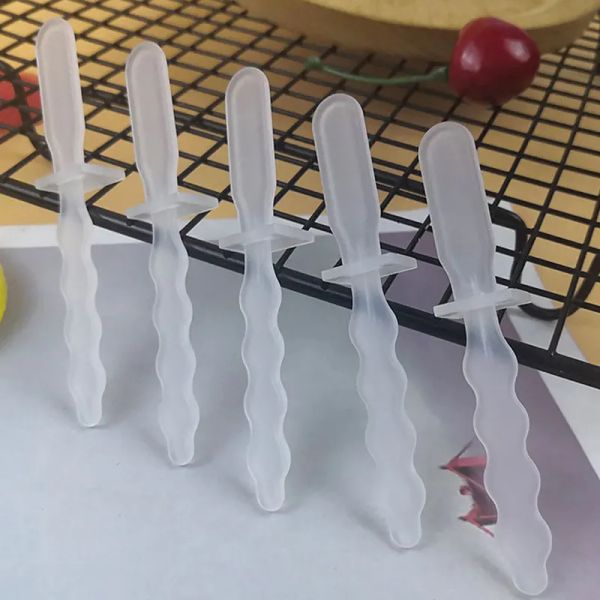 Araçlar yeniden kullanılabilir dondurma çubukları silikon popsicle çubukları kremsikül kekikül kek şeker pop sopa buz lollies çocuklar buz top kalıpları