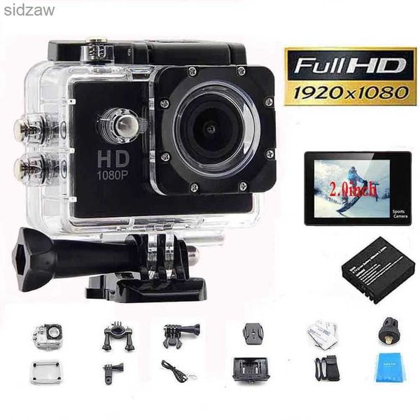 Mini-Kameras Full HD 1080p Action Sportkamera Mini Kamera Outdoor wasserdicht GO Pro 2-Zoll Bildschirmkamera Rekorder wasserdichte Mini-Kamera WX
