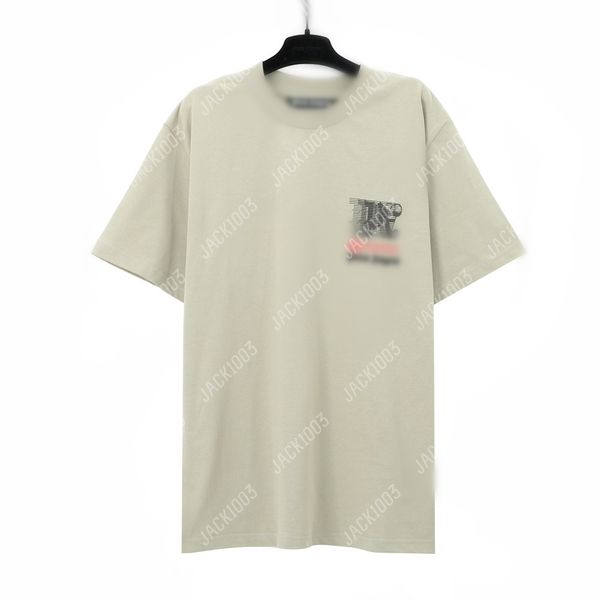 Palm Pa Harajuku 24ss Yaz Mektubu Baskı Logosu T Shirt Erkek Hediyesi Gevşek Büyük Boy Hip Hop Unisex Kısa Kollu Aşıklar Stil Tees Angels 2285 CVT