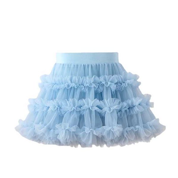 Abito tutu nuove ragazze gonna tutu per bambini bambini gonfie gonfie di tulle per ragazza balsamo di balli in costume da principessa vestiti da ragazza principessa d240507