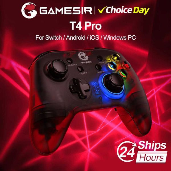 Sir T4 Pro Bluetooth Game Controller 2.4G Wireless Game Board -Anwendung an Nintendo Switch Apple Arcade MFI Gaming Android Phone J240507