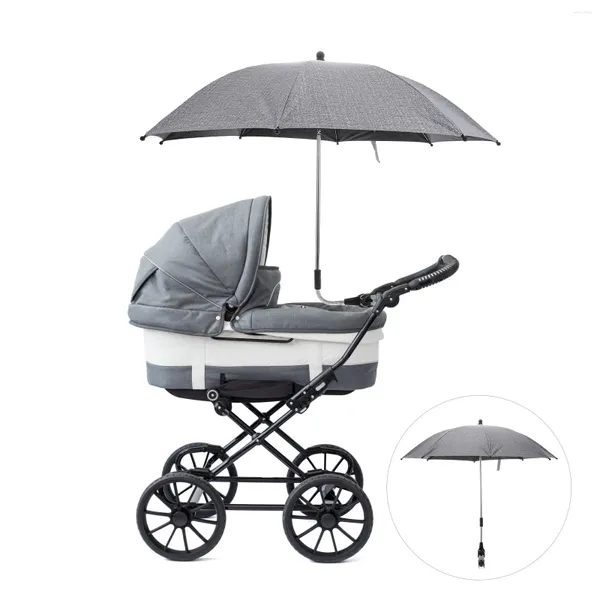 Peças de carrinho Parasol guarda -chuvas à prova de vento para chuva nascida no baile de bebê bobo solar buggy protetora