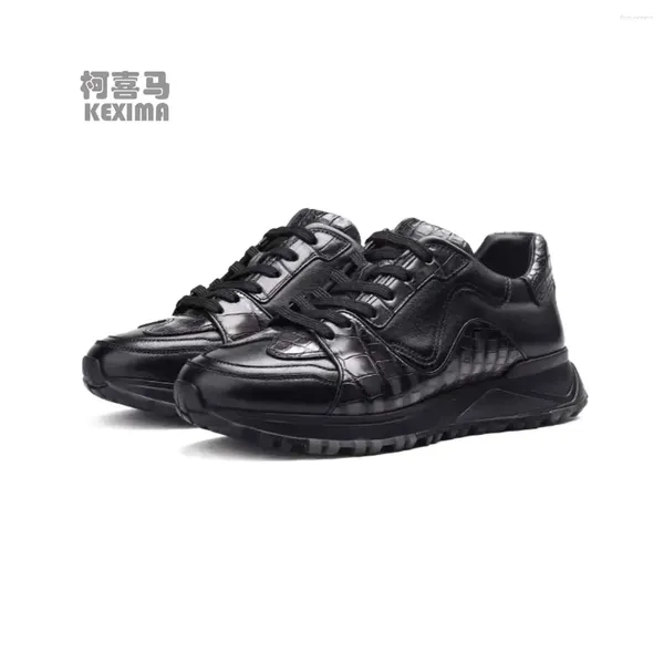 Sapatos casuais Shenzhuangsanbao Chegada Homem Men Crocodilo Esporte Masculino para