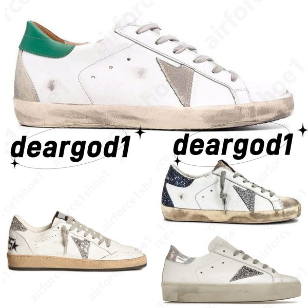 Goode Sneakers Super Goose Top Designer Shoune Series Superstar Casual Shoes Star Brand Sneakers Super Star роскошные грязные грязные