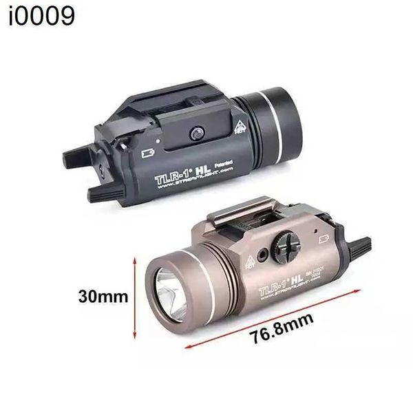 Acessórios originais Tactical Momentary Constant-On Strobe Light TLR 1000 Lumens Glare Glock 1 7 P1 LED LED LENTA DE ARSOFT LANTHLET