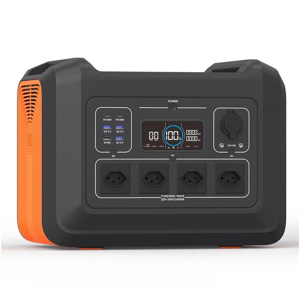 Portable Power Stations Souop verkauft Ladungsbatterie Solargenerator Banken mit 2400W Station für Outdoor -Drop -Lieferung erneuerbare DHN1Z