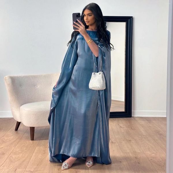 Abiti casual Dubai Primavera/estate Flash Flash Cloth Dress Abet for Women Fashion Pajer Abayas Moroccan Kaftan