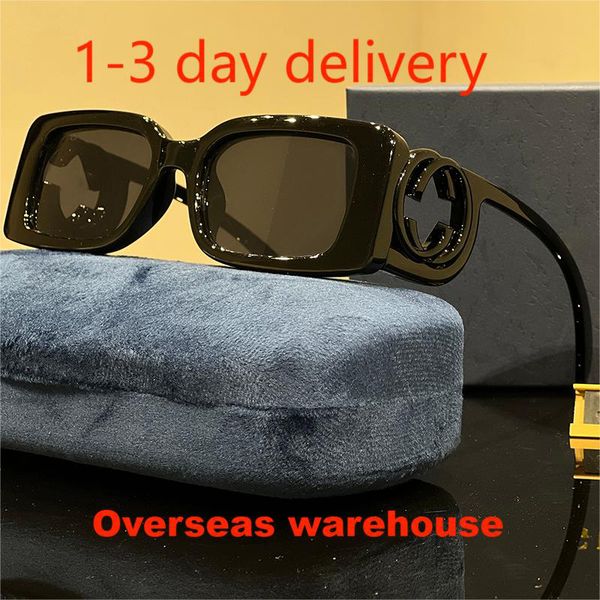 Ladies Designer Sonnenbrille Orange Geschenkbox Brille Mode Luxusmarke Sonnenbrille Ersatzlinsen Charme Frauen Männer Unisex Model Travel Beach Regenschirm