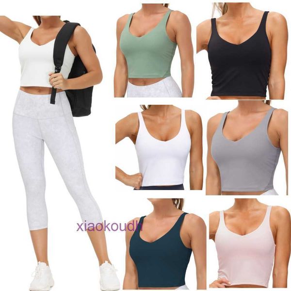 Moda LL-TOPS MULHERES SEXY MULHERES YOGA SPORTURA BRA BRA FUM