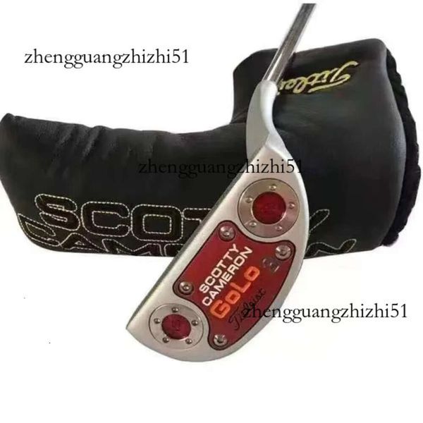 Scottys Golf Putter GOLO Silvery Red Golf Putter Select Newport 2/2.5 Golf putter per la mano destra maschile Scotty Camron putter golf club Special Newport 2 282