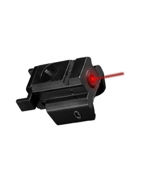 Taktische Waffenlaser -Sichtjagdoptik Mini Red Laser Sehungsspielraum Pistol Airsoft Gun 20mm Schienengebrauch 3192140