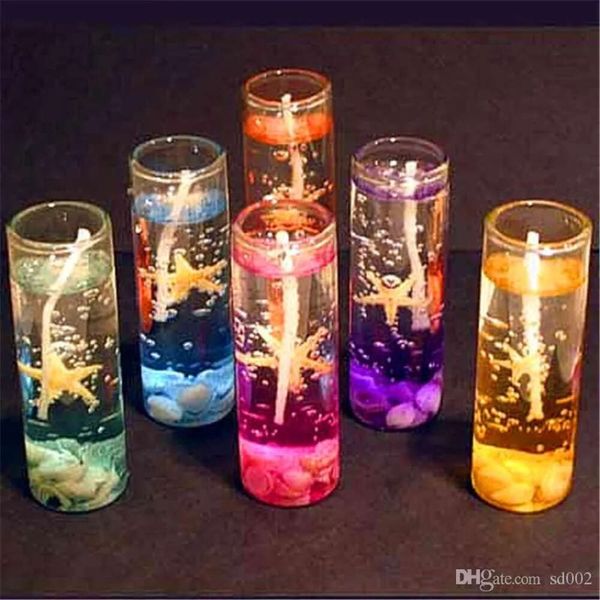 Copos de xícara perfumados geléia de velas criativas em forma de aromaterapia transparente de aromaterapia para decorações de festas de Natal de aniversário