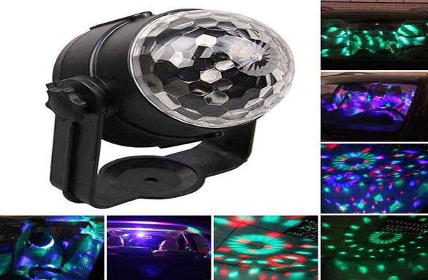 Disco Light USB Party Laser для автомобиля DJ Magic Ball Sound Control Moving Lamp Head автомобиль Disco Proctor Stage Lights280b7597828