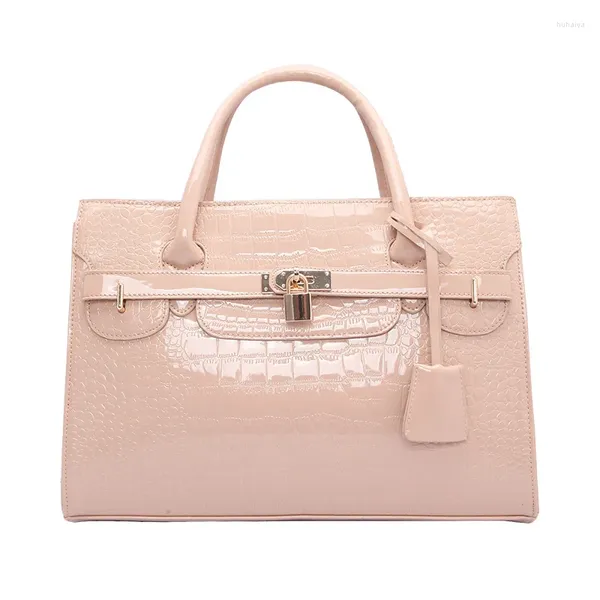 Bag 2024 Fashion Handbag PU Satchel Platinum europeo e americano della spalla singola delle donne