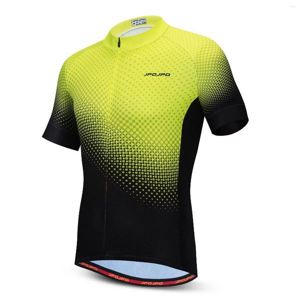 Giacche da corsa Summer Bike tops tops uomo manica corta ciclismo camicia in bicicletta per mountainter