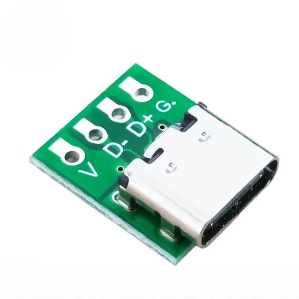 10/5/1pcs USB 3.1 Typ C Anschluss 16 Pin Test PCB -Board -Adapter 16p -Anschlussbuchse für Datenleitungskabelkabelübertragung