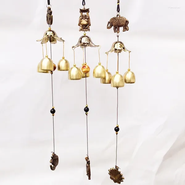 Dekorative Figuren 1PC Antique Wind Chime Patio Garden Outdoor Viel Glück Dekoration Chinesisches orientalisches Urlaub Geschenk glückverheißend hängen